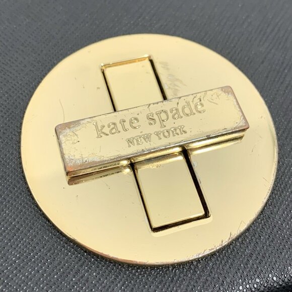 KATE SPADE Black Saffiano Leather ASTOR COURT Turnlock Flap Crossbody Bag - Picture 3 of 13